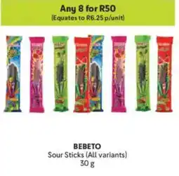 Makro BEBETO Sour Sticks offer
