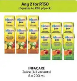 Makro INFACARE Juice offer
