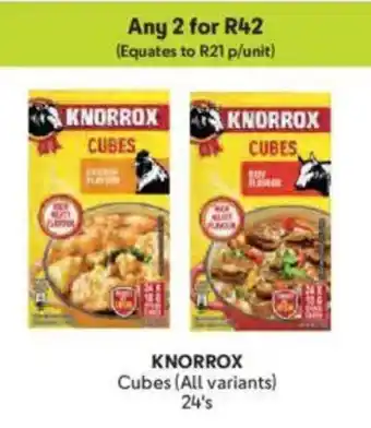 Makro KNORROX Cubes offer