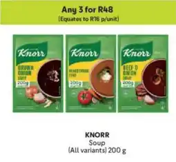Makro KNORR Soup offer
