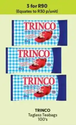 Makro TRINCO Tagless Teabags offer