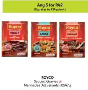 Makro ROYCO Sauces, Gravies or Marinades offer