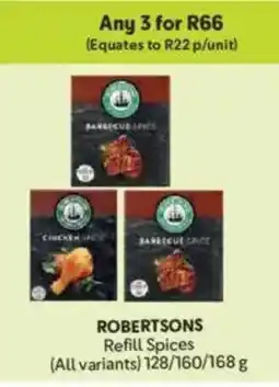 Makro ROBERTSONS Refill Spices offer