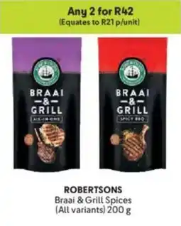 Makro ROBERTSONS Braai & Grill Spices offer