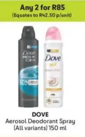Makro DOVE Aerosol Deodorant Spray offer