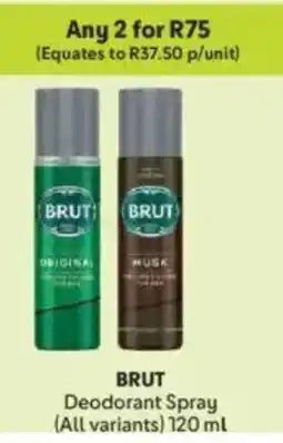 Makro BRUT Deodorant Spray offer