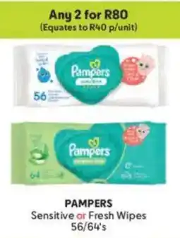 Makro PAMPERS Sensitive or Fresh Wipes offer
