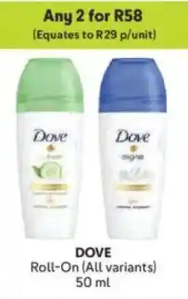 Makro DOVE Roll-On offer