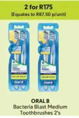 Makro ORAL B Bacteria Blast Medium Toothbrushes offer