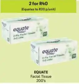 Makro EQUATE Facial Tissue offer