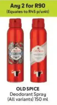 Makro OLD SPICE Deodorant Spray offer
