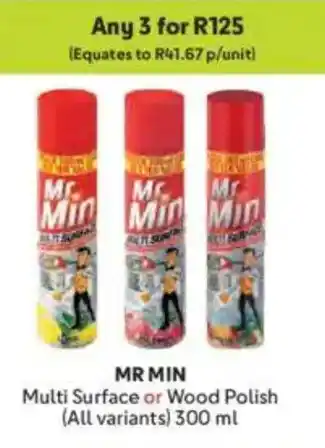 Makro MR MIN Multi Surface or Wood Polish offer