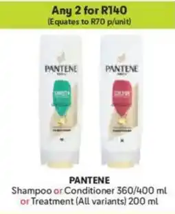 Makro PANTENE Shampoo or Conditioner or Treatment offer