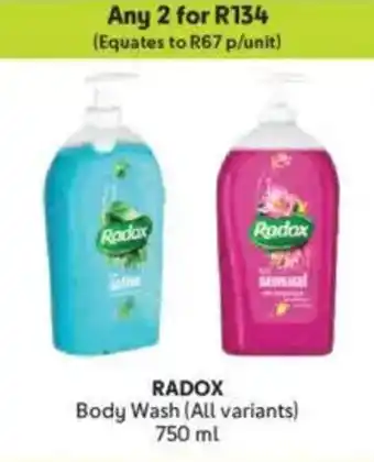 Makro RADOX Body Wash offer