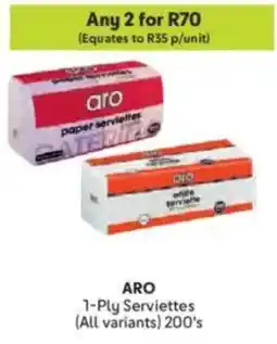 Makro ARO 1-Ply Serviettes offer