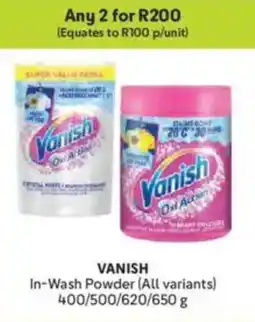 Makro VANISH In-Wash Powder offer