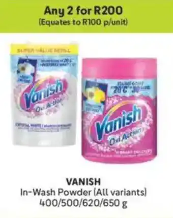 Makro VANISH In-Wash Powder offer