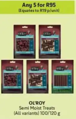 Makro OL'ROY Semi Moist Treats offer