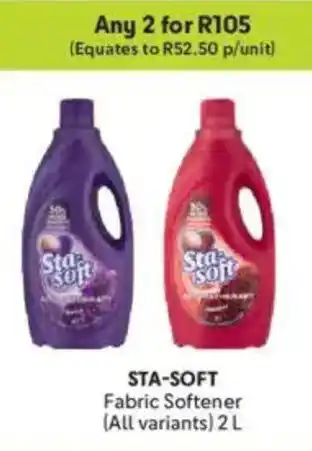 Makro STA-SOFT Fabric Softener offer