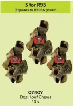 Makro OL'ROY Dog Hoof Chews offer