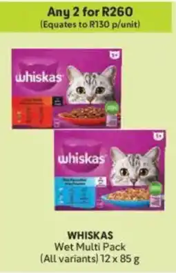 Makro WHISKAS Wet Multi Pack offer