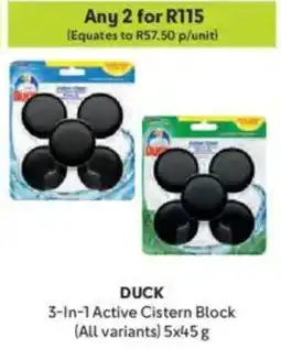 Makro DUCK 3-In-1 Active Cistern Block offer
