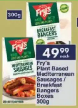 President Hyper Fry's Plant Based Mediterranean Sausages/ Breakfast Bangers Boxes offer