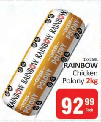 KitKat Cash and Carry RAINBOW Chicken Polony 2kg offer