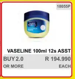 KitKat Cash and Carry VASELINE 100ml 12s ASST offer