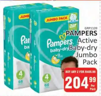 KitKat Cash and Carry Pampers Active Baby-dry Jumbo Pack offer