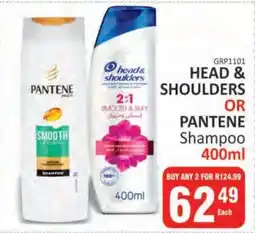 KitKat Cash and Carry HEAD & SHOULDERS OR PANTENE Shampoo 400ml offer
