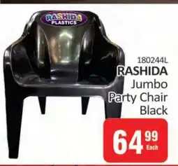 KitKat Cash and Carry RASHIDA Jumbo Party Chair Black offer