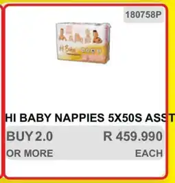 KitKat Cash and Carry HI BABY NAPPIES 5X50S ASST offer
