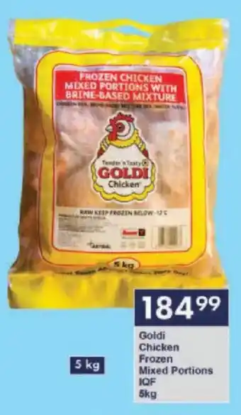 President Hyper Goldi Chicken Frozen Mixed Portions IQF offer