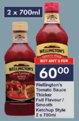 President Hyper Wellington's Tomato Sauce Thicker Full Flavour/ Smooth Ketchup Style offer