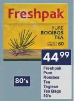 President Hyper Freshpak Pure Rooibos Tea Tagless Tea Bags offer