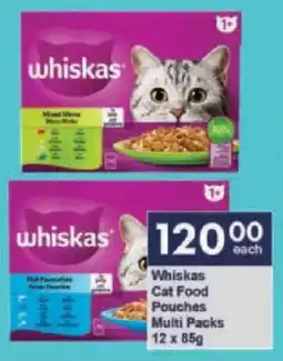 President Hyper Whiskas Cat Food Pouches Multi Packs offer