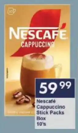 President Hyper Nescafé Cappuccino Stick Packs Box offer