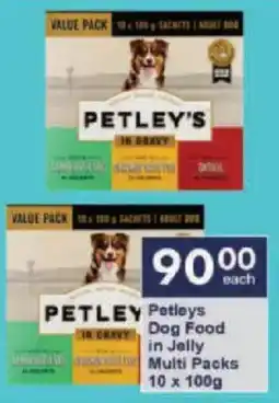 President Hyper Petleys Dog Food in Jelly Multi Packs offer