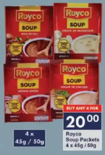 President Hyper Royco Soup Packets offer
