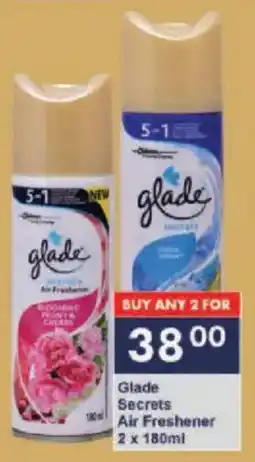 President Hyper Glade Secrets Air Freshener offer