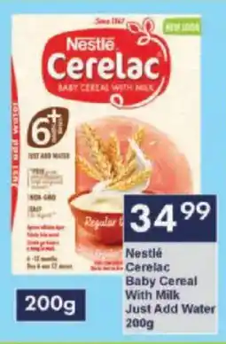 President Hyper Nestlé Cerelac Baby Cereal With Milk Just Add Water offer
