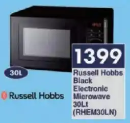 President Hyper Russell Hobbs Black Electronic Microwave offer