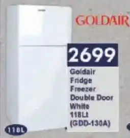 President Hyper Goldair Fridge Freezer Double Door White offer