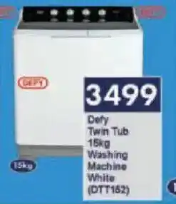 President Hyper Defy Twin Tub Washing Machine White offer