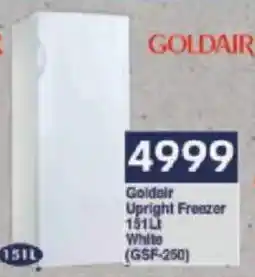 President Hyper Goldair Upright Freezer White offer