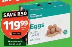 Checkers Hyper Housebrand Large Eggs offer