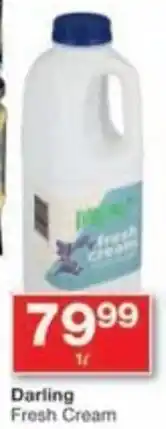 Checkers Hyper Darling Fresh Cream offer