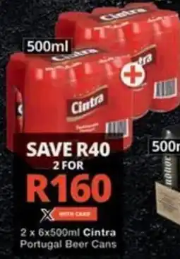 Checkers Hyper Cintra Portugal Beer Cans offer