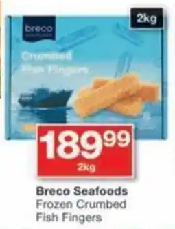 Checkers Hyper Breco Seafoods Frozen Crumbed Fish Fingers offer